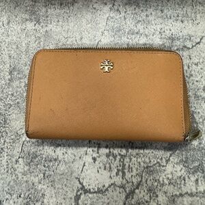 Tory Burch Tan Leather Wallet